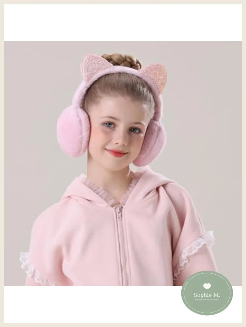 Kids Faux Fur Earmuffs Winter Ear Warmers for Girls Boys Adjustable